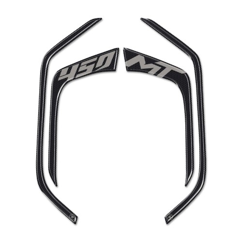 Pegatinas de gel 3D Protectores de manillar de moto compatibles con CFMOTO 450MT 2