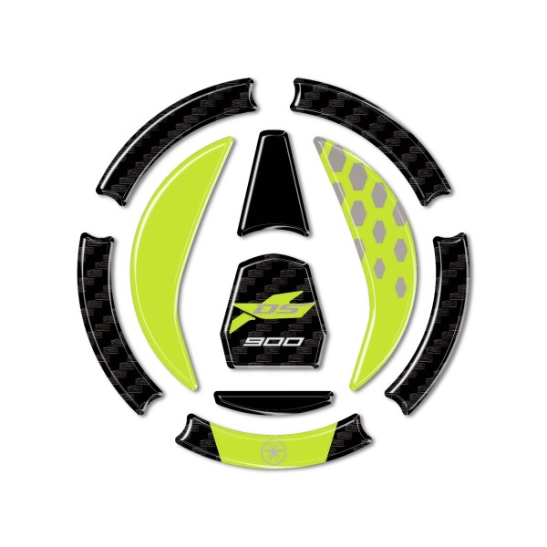 Adesivo Protezione tappo serbatoio moto compatibile con Voge Valico 900DSX 2024