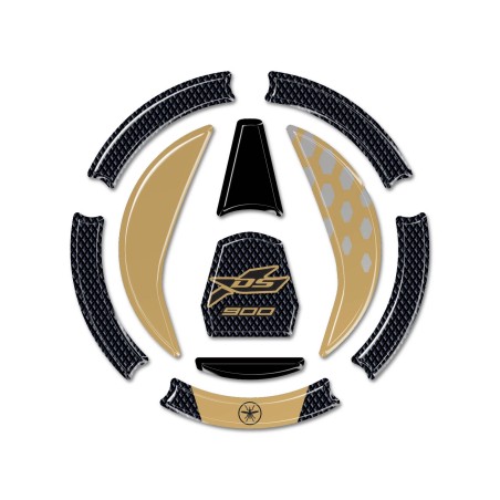 Adesivo Protezione tappo serbatoio moto compatibile con Voge Valico 900DSX 2024