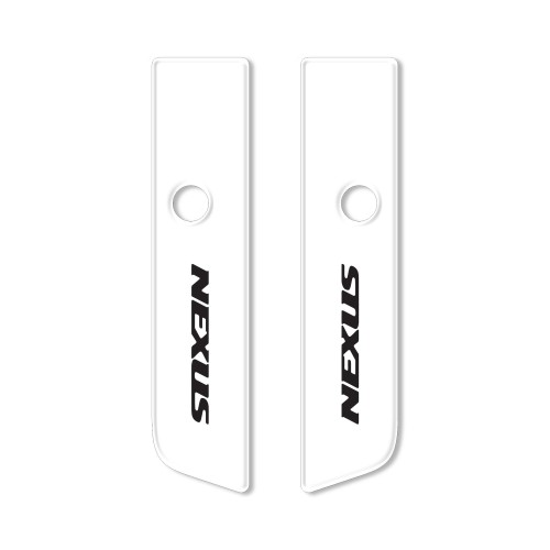 CAPOTS DE MIROIR 2 ADHESIVES 3D GEL RESINEES compatibles avec les scooters GILERA NEXUS