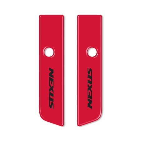 MIRROR CAPS 2 3D GEL RESINED ADHESIVES compatible for GILERA NEXUS scooters