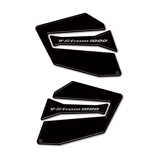 ADESIVI 3D PROTEZIONI LATERALI SERBATOIO compatibili x MOTO SUZUKI V-STROM 1000