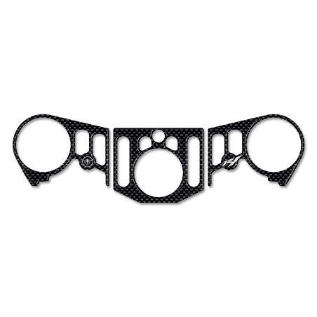 3D ADHESIVE compatible pour YAMAHA YZF R1 2012-2014 PROTECTION DE PLAQUE DE FOURCHE