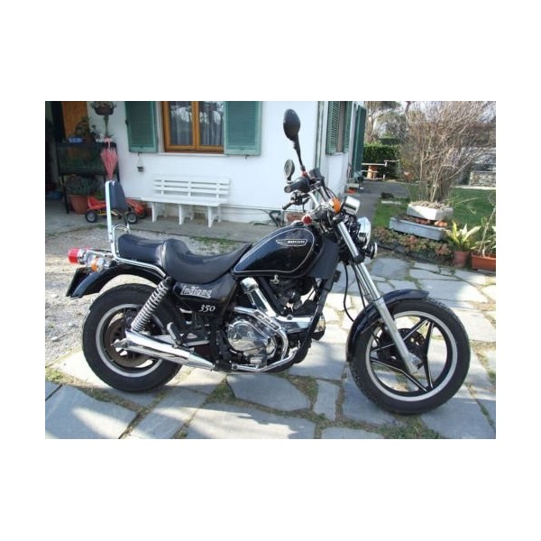 Kit 4 Autocollants pour côtés x MOTO DUCATI INDIANA 350 Autocollants ARGENT