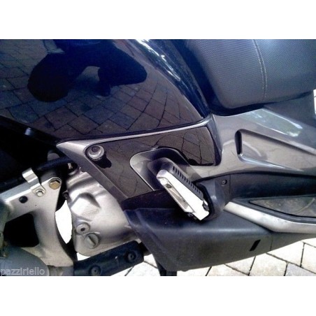 2 ADHESIVES DE PROTECTION DES PIEDS 3D compatibles pour X MAX YAMAHA XMAX 2006-2009