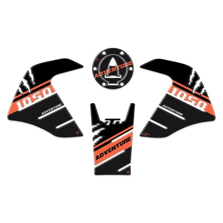 3D GEL ADHESIVE KIT FOR KTM 1050 ADVENTURE MOTORCYCLE Tank protectors compatible