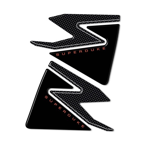 3D Stickers Tank Side Protectors compatible with Ktm Superduke 990 1290 2