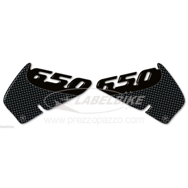 Protections latérales en gel 3D compatibles avec la moto KAWASAKI ER-6n 2007-11