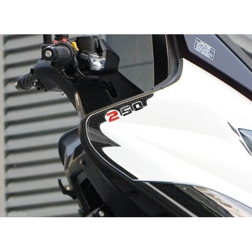 2 ADHESIVES 3D GEL PROTECTION SPIDER compatibles avec le scooter kymco XCITING 250