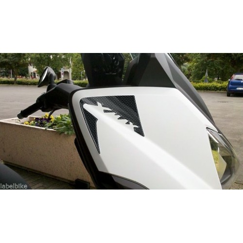 2 ADHESIVOS-STICKERS 3D gel PARKERS compatible para X MAX 400 YAMAHA XMAX 2013-2016