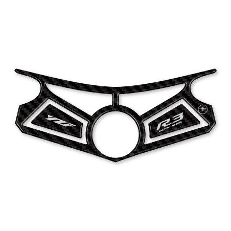 Plaque de fourche 3D adhésive compatible avec YAMAHA YZF R3 2015-2018