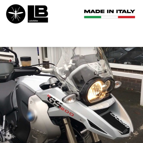 KIT ADESIVI 3D PROTEZIONE CARBON PUNTALE compatibile MOTO BMW GS R1200 2008-2012 2