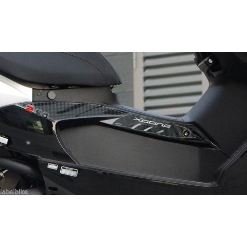 KIT BOOMERANG 3D ADHESIVES für Scooter XCITING 250 KYMCO-kompatible PROTECTIONS