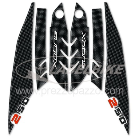 KIT BOOMERANG 3D ADHESIVES pour Scooter XCITING 250 KYMCO compatible PROTECTIONS