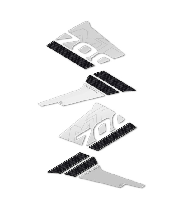 3D-Gel-Aufkleber 3D-Motorrad-Tank-Seitenschützer kompatibel mit CFMOTO 700MT