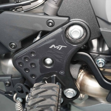 Protecteur de talon en gel de résine 3D adhésif pour moto compatible avec CFMOTO 800MT