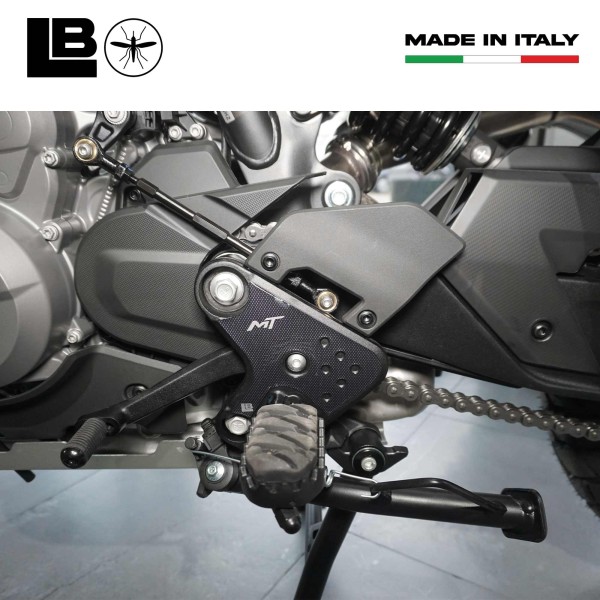 Protecteur de talon en gel de résine 3D adhésif pour moto compatible avec CFMOTO 800MT