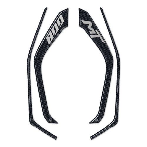 3D Aufkleber Motorradgriffschützer hinten kompatibel mit CFMOTO 800MT 2