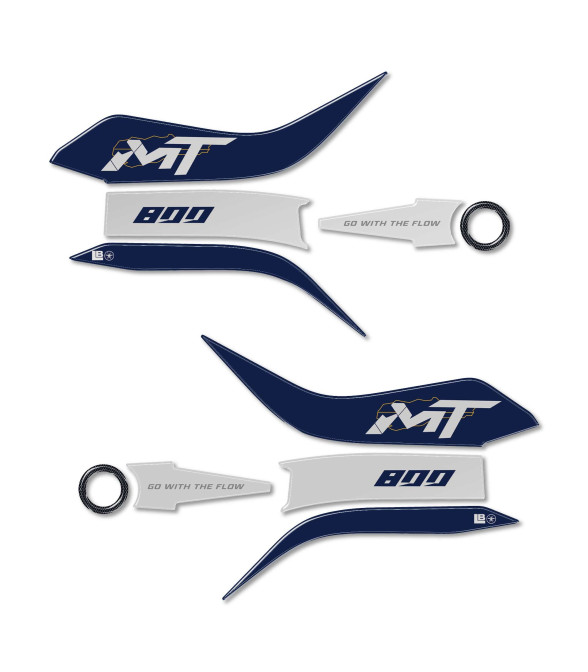 Protezione Paramani Adesivi in resina gel 3D moto compatibili con CFMOTO 800MT