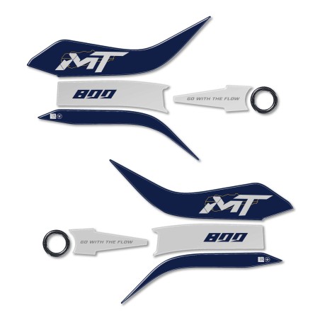 Protección guardamanos 3D pegatinas de resina de gel moto compatible con CFMOTO 800MT