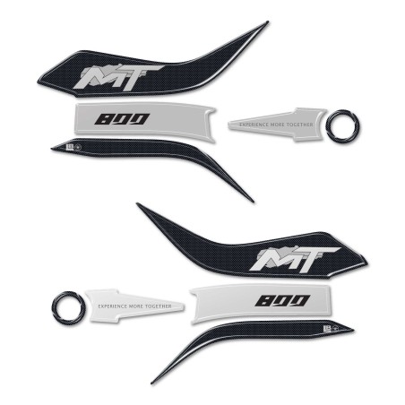 Protège-mains en résine gel 3D autocollants moto compatible avec CFMOTO 800MT