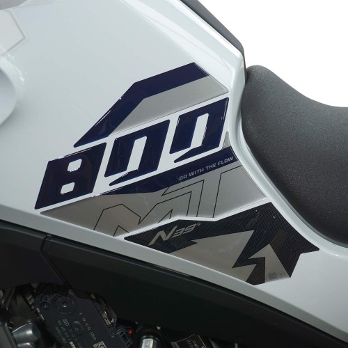 Motorrad Tank Seitenschutz 3D Gel Aufkleber kompatibel mit CFMOTO 800MT