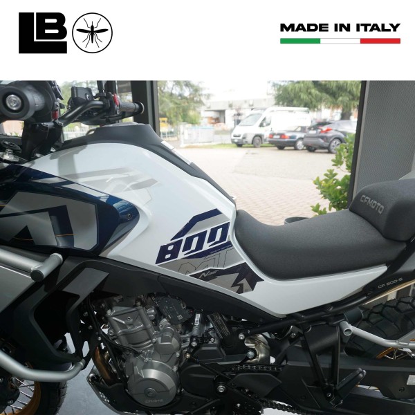 Protectores laterales de depósito de moto Pegatinas de gel 3D compatibles con CFMOTO 800MT