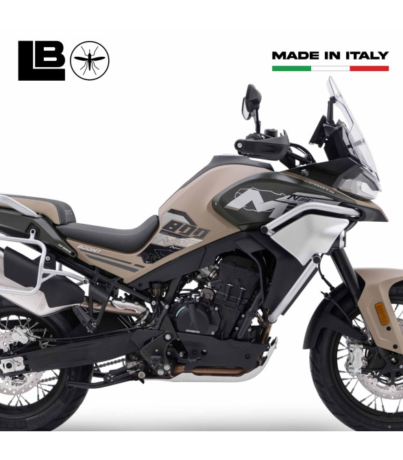 Protectores laterales de depósito de moto Pegatinas de gel 3D compatibles con CFMOTO 800MT