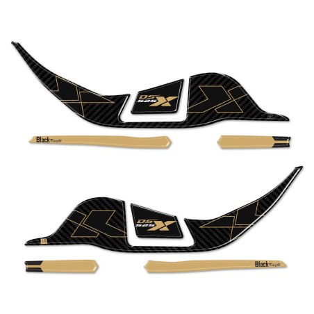 Handguards 3D motorbike stickers compatible with Voge Valico 525DSX 2024-2025