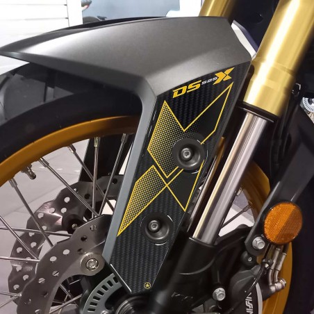 Stickers 3D Protecteurs de tige de selle compatibles avec les motos Voge Valico 525DSX 2024-25