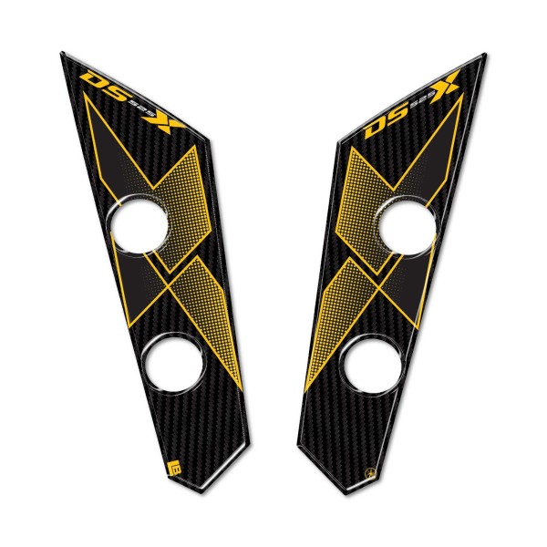 Stickers 3D Protecteurs de tige de selle compatibles avec les motos Voge Valico 525DSX 2024-25