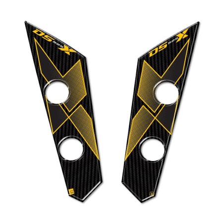 Stickers 3D Protecteurs de tige de selle compatibles avec les motos Voge Valico 525DSX 2024-25