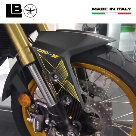 Stickers 3D Protecteurs de tige de selle compatibles avec les motos Voge Valico 525DSX 2024-25