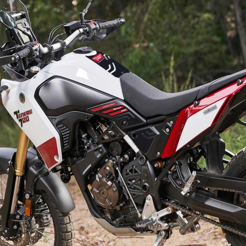 KIT D'AUTOCOLLANTS GEL 3D PROTECTEUR DE RÉSERVOIR MOTO COMPATIBLE AVEC YAMAHA TENERE 700