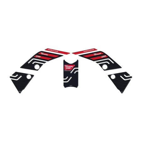 KIT D'AUTOCOLLANTS GEL 3D PROTECTEUR DE RÉSERVOIR MOTO COMPATIBLE AVEC YAMAHA TENERE 700