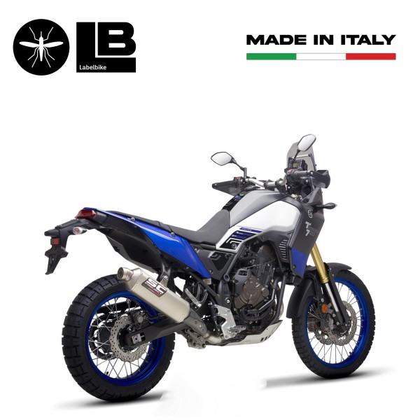 KIT D'AUTOCOLLANTS GEL 3D PROTECTEUR DE RÉSERVOIR MOTO COMPATIBLE AVEC YAMAHA TENERE 700