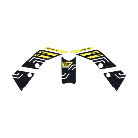 3D GEL STICKER KIT MOTORBIKE TANK PROTECTORS COMPATIBLE WITH YAMAHA TENERE 700