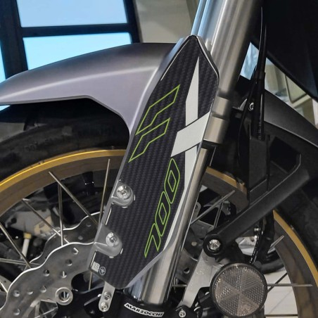 Autocollants de protection pour garde-boue de moto compatibles avec QJ Motor SRT 700X