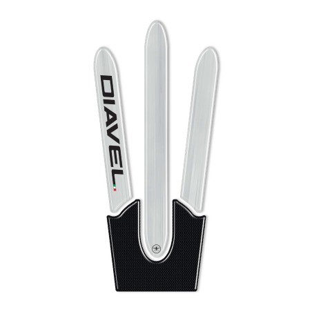 CARBON 3D RESIN ADHESIVE SURFACE kompatibel für MOTORRAD DUCATI DIAVEL Neu