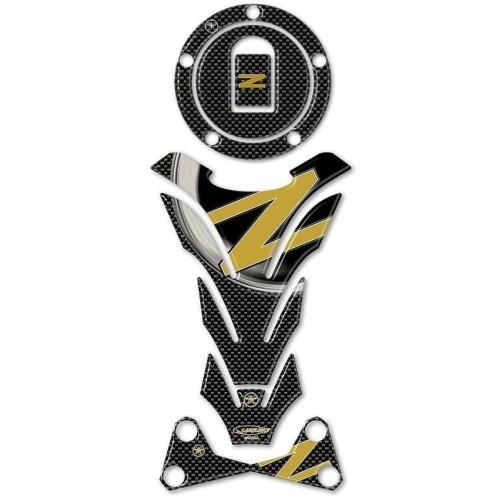 KIT ADHESIVO 3D GEL compatible para MOTO KAWASAKI Z750-1000 GOLD hasta 2006