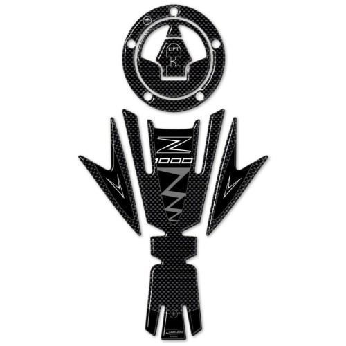 KIT ADESIVI IN RESINA GEL 3D compatibili per MOTO KAWASAKI Z1000 dal 2010 in poi