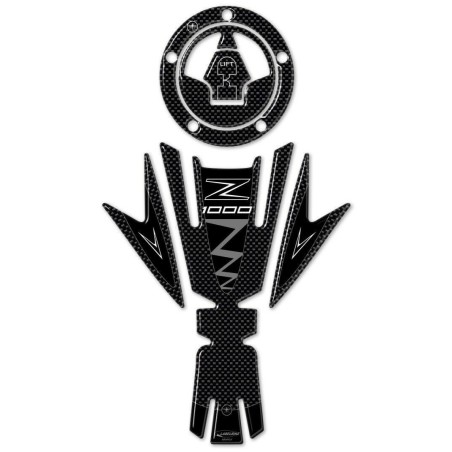 KIT 3D GEL RESINA ADHESIVOS compatible para motos KAWASAKI Z1000 a partir de 2010