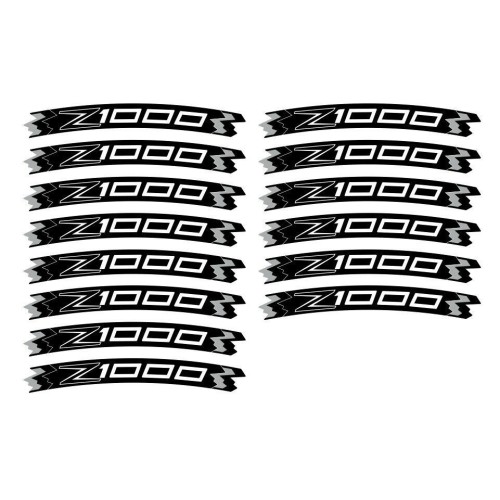 KIT STRISCE ADESIVE VERDI compatibili per CERCHI 17 MOTO KAWASAKI Z1000 TUNING 2