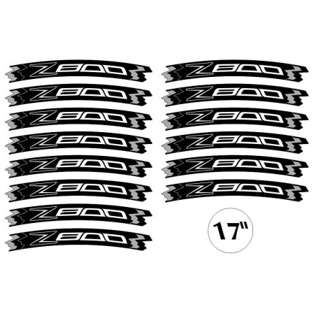 KIT GREEN ADHESIVE STRIPES compatible for 17 RIMS MOTORCYCLE KAWASAKI Z800 TUNING