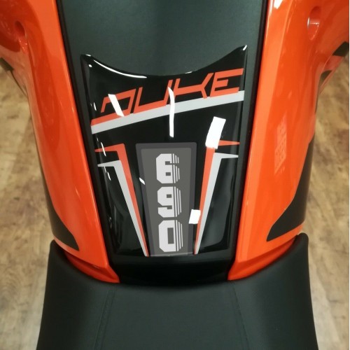Pare-brise adhésif 3D en résine gel compatible avec les motos naked KTM 690 DUKE