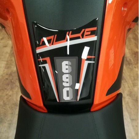 Parabrisas adhesivo 3D de resina de gel compatible para motos naked KTM 690 DUKE