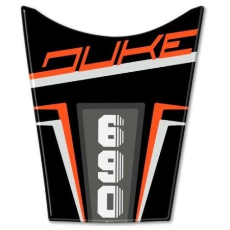 PARASERBATOIO adesivo in resina gel 3D compatibile per MOTO KTM 690 DUKE naked 