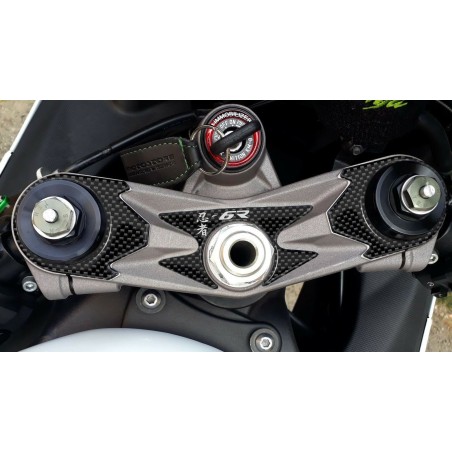 3D Gel-Schutzgabelplatte kompatibel für Motorräder KAWASAKI ZX-6R 2007-2008