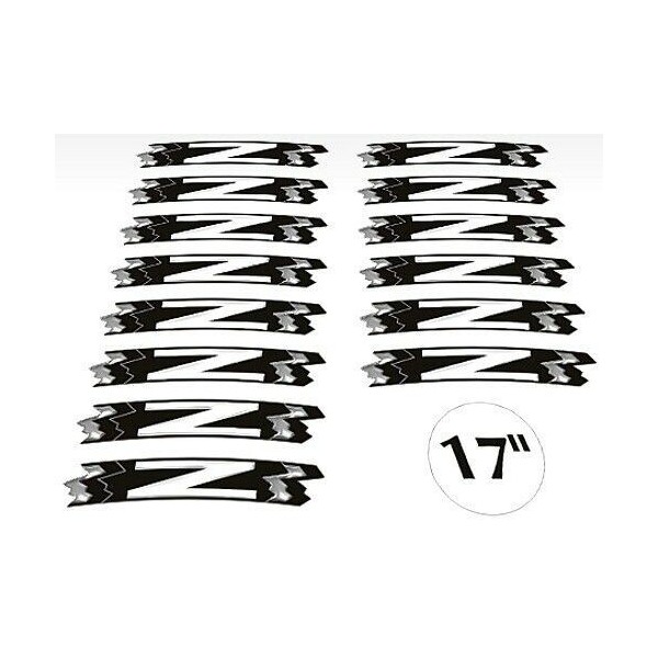 KIT STRISCE ADESIVE compatibili per CERCHI 17 MOTO NAKED KAWASAKI Z GIALLO FLUO