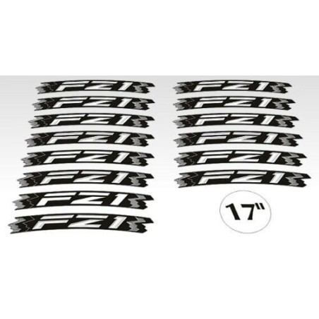 ADHESIVE STRIP KIT kompatibel für 17" MOTORRAD-FELGEN NAKED YAMAHA FZ1 YELLOW FLUO